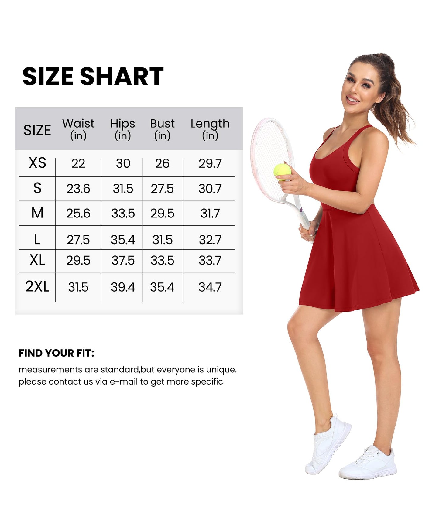 PRODUCTO 644 Vestidos de tenis deportivos Easy Peezy para mujer con bolsillos para sujetador integrados en pantalones cortos - para ejercicios de golf
