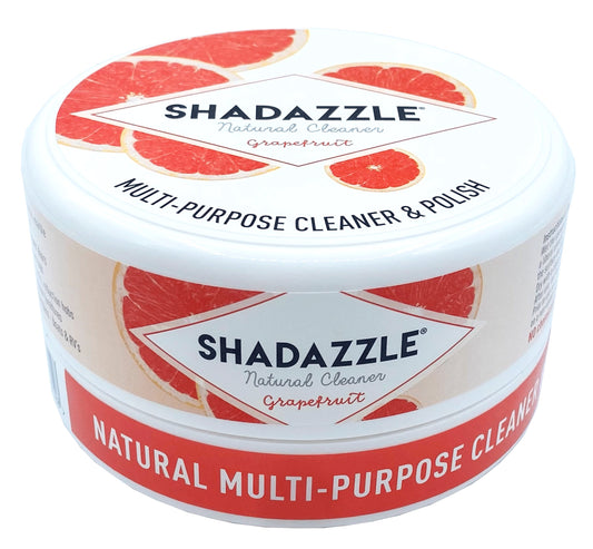 PRODUCTO 741 Limpiador y abrillantador natural multiusos Shadazzle – Producto de limpieza multiusos ecológico – Limpia y pule cualquier superficie lavable (pomelo)