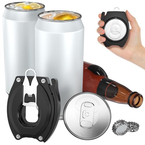PRODUCTO 112 Abrelatas de cerveza Lewufe – Herramienta para abrir latas de refresco – Removedor de tapas – Abrelatas manual de seguridad de mano, abridor de latas pop