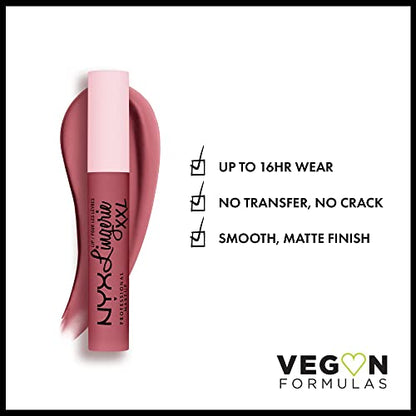 NYX PROFESSIONAL MAKEUP Lip Lingerie XXL Matte Liquid Lipstick - Flaunt It (Dusty Pink)