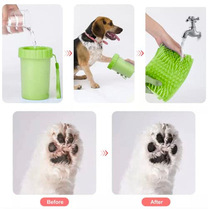 PRODUCTO 84 Juego de limpiador de patas de perro, 3 en 1, taza de silicona para limpiar patas de perro, incluye toalla y cepillo de baño para una limpieza completa de perros pequeños y medianos, regalos premium para dueños de perros