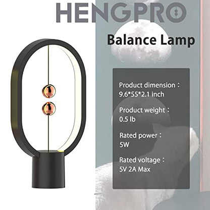 Lámpara magnética BABLOOM - Lámpara de mesa LED alimentada por USB con diseño flotante - Perfecta para el hogar, la oficina, el dormitorio, el hotel y la sala de estar