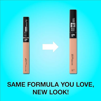 Maybelline New York Fit Me Liquid Concealer Makeup, Natural Coverage, Lightweight, Conceals, Covers Oil-Free, Fair, 1 Count (Packaging May Vary)