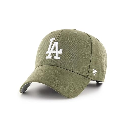 Gorra verde de sándalo ajustable MVP de Los Angeles Dodgers '47