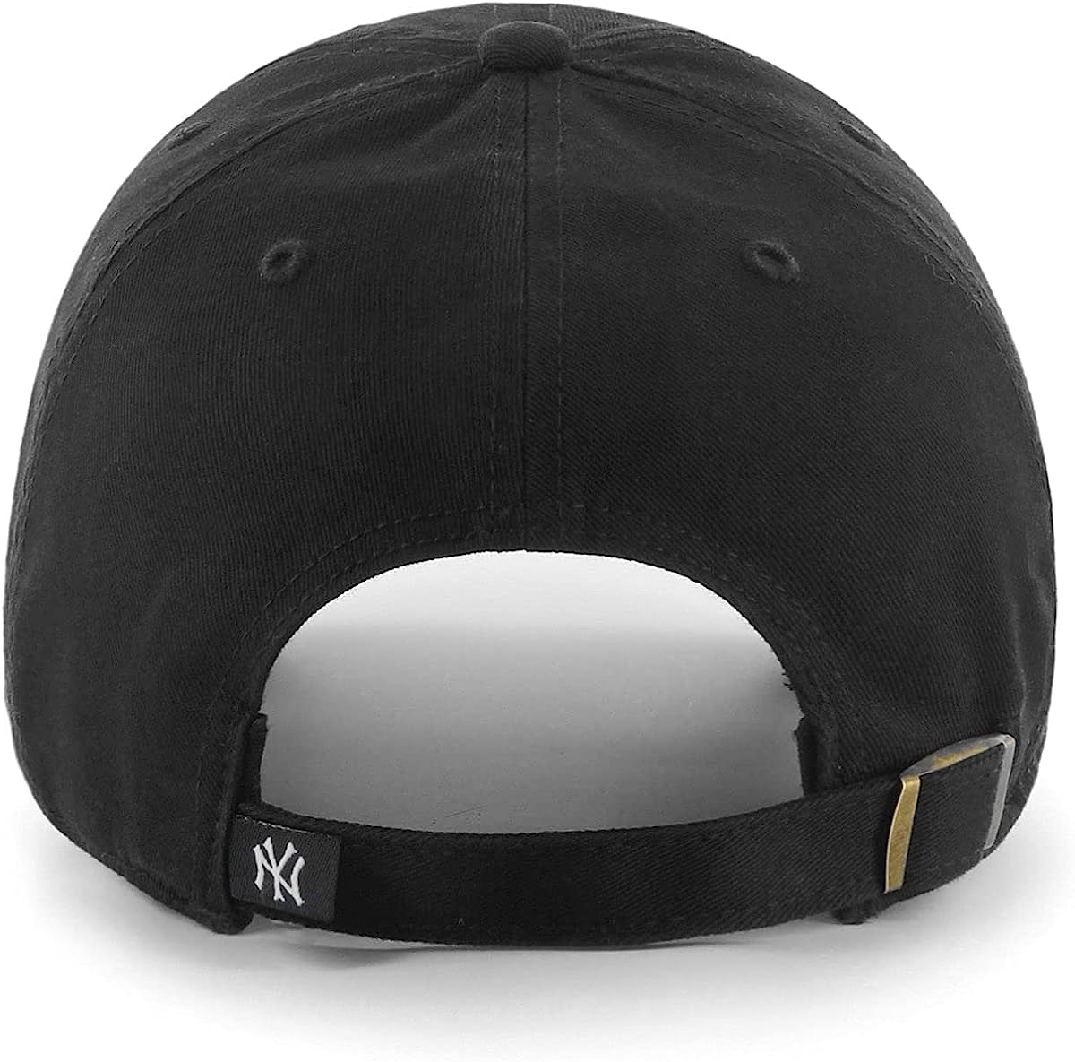 PRODUCTO 548 47 MLB Gorra ajustable Clean Up en blanco y negro, talla única para adulto (New York Yankees negro)