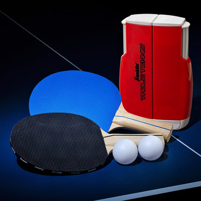 PRODUCTO 387 Franklin Sports Table Tennis to Go Juego de red de ping pong portátil - Cualquier mesa ajustable, (2) paletas de ping pong + (2) pelotas de ping pong incluidas - Juego de tenis de mesa para 2 jugadores