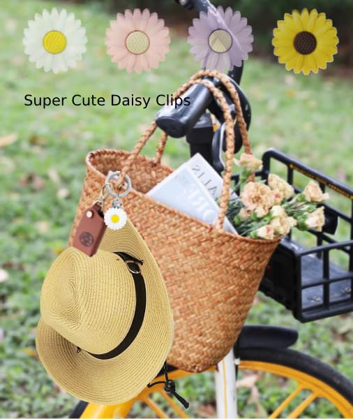 PRODUCTO 722-3 Clip para sombrero para viaje en bolsa, mochila, soporte para sombrero, accesorios de viaje para mujer, clip para sombrero para colgar sombreros de sol, gafas de sol, llaves del auto, regalos para el día de la madre para mamá, esposa, novia