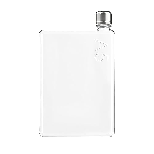 memobottle A5 La botella de agua plana que cabe en tu bolso | Sin BPA | 25oz (750ml)