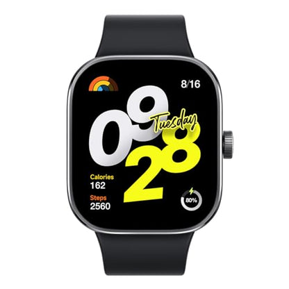 PRODUCTO 434 Reloj inteligente Xiaomi Redmi Watch 4 con pantalla AMOLED de 1,97" con 390 x 450 píxeles y 60 Hz, hasta 20 días de duración de la batería, HyperOS, mediciones de frecuencia cardíaca y oxígeno en sangre - Negro obsidiana