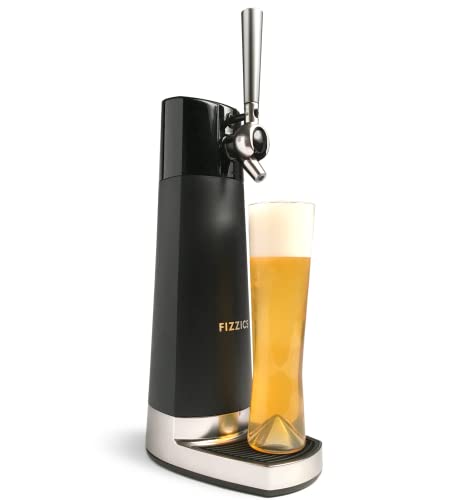 Dispensador de cerveza FIZZICS FZ403 DraftPour: convierte cualquier lata o botella en un borrador estilo nitro, increíble regalo para los amantes de la cerveza, carbono