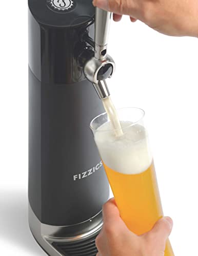 Dispensador de cerveza FIZZICS FZ403 DraftPour: convierte cualquier lata o botella en un borrador estilo nitro, increíble regalo para los amantes de la cerveza, carbono