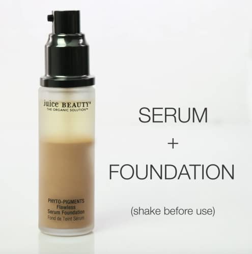 Juice Beauty PHYTO-PIGMENTS Flawless Serum Foundation - Sand | Skin-Perfecting + Age-Defying Serum in One | Plant-Derived Phyto-Pigments -1 fl oz