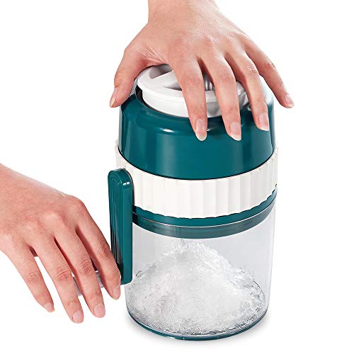 MANBA Máquina de afeitar de hielo y cono de nieve - Trituradora de hielo portátil premium y máquina de hielo raspado con bandejas de cubitos de hielo gratis - Sin BPA
