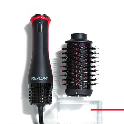 Revlon One Step Volumizer PLUS 2.0 Hair Dryer and Hot Air Brush | Dry and Style (Black)