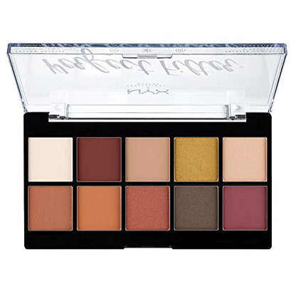 NYX PROFESSIONAL MAKEUP Perfect Filter Shadow Palette, Eyeshadow Palette, Rustic Antique