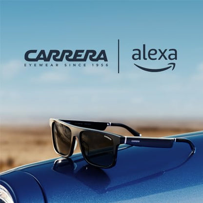 Gafas inteligentes Carrera con Alexa | Gafas de audio inteligentes | Monturas Sprinter negras con lentes de sol polarizadas | Cuadrado