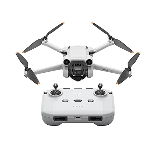 DJI Mini 3 Pro, Drone Ligero con Vídeo 4K, Foto de 48MP, Tiempo de Vuelo de 34 Minutos, Menos de 249 g, Detección de Obstáculos Tridireccional, Regreso a Casa, Drone con Cámara para Adultos