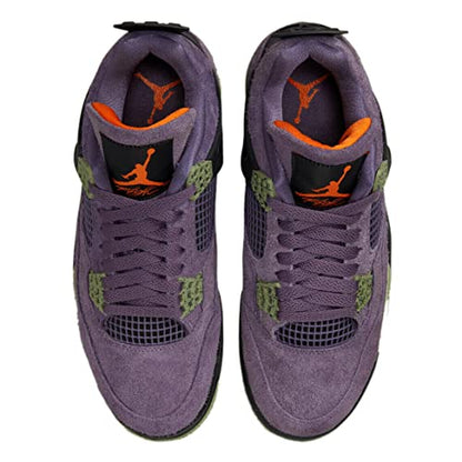 Jordan 4 Retro Zapato para mujer, Canyon Purple/Anthracite-allig, 7