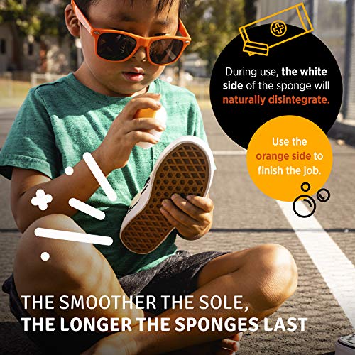 SneakERASERS™ Limpiador instantáneo de suelas y zapatillas, esponja premium de doble cara para limpiar y blanquear suelas de zapatos (paquete de 10)