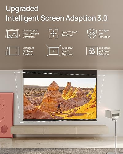 Proyector XGIMI HORIZON Ultra 4K - 100" + Dolby Vision, Doble Luz, ISA 3.0, 2300 Lúmenes ISO, Android TV 11, 2x12w Harman Kardon, Zoom Óptico - Proyector de Cine en Casa con WiFi y Bluetooth...