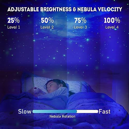 Astronaut Star Space Proyector Galaxy Night Light - Lámpara de proyección de techo de nebulosa estrellada con temporizador, control remoto y ajustable 360°, estética de decoración de dormitorio, regalos para niños y adultos