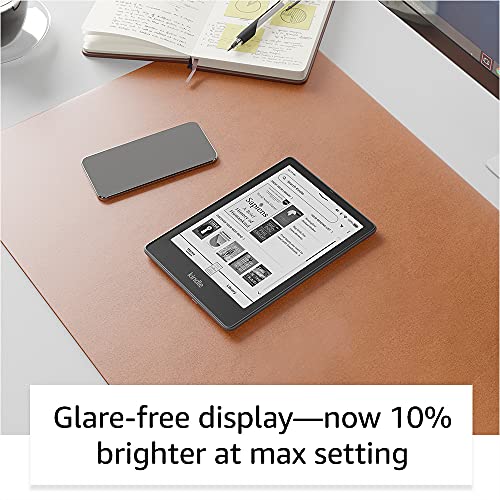 Versión internacional – Kindle Paperwhite Signature Edition (32 GB) – Con pantalla de 6,8", carga inalámbrica y luz frontal ajustable automáticamente – Sin anuncios en la pantalla de bloqueo – Negro