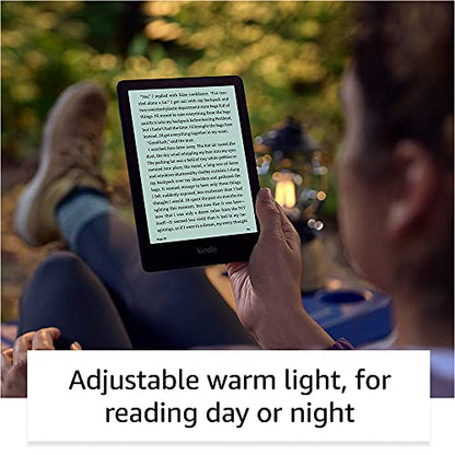 Versión internacional – Kindle Paperwhite Signature Edition (32 GB) – Con pantalla de 6,8", carga inalámbrica y luz frontal ajustable automáticamente – Sin anuncios en la pantalla de bloqueo – Negro