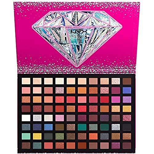 NYX PROFESSIONAL MAKEUP Gift Pack, Diamonds & Ice Ultimate 80 Pan Artistry Eyeshadow Palette