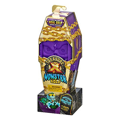 PRODUCTO 18 Treasure X Monster Gold - Monster Coffin - 13 niveles de aventura - ¿Encontrarás un tesoro bañado en oro real?