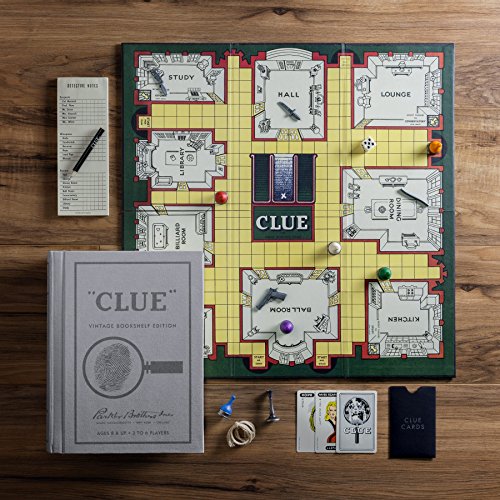 Colección de estanterías de juegos de mesa vintage Scrabble, Monopoly y Clue