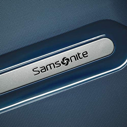 Samsonite Freeform Hardside expandible con ruedas giratorias dobles, equipaje de mano de 21 pulgadas, azul marino