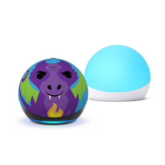 Echo Dot (5.ª generación) Dragón infantil con Echo Glow